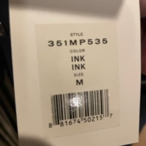 Cole Haan NWT Trench Coat Medium in Ink - Picture 6 of 6